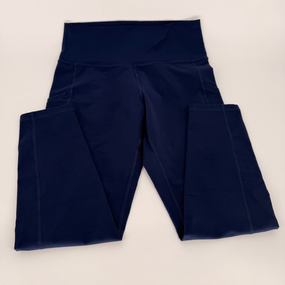 OFFLINE By Aerie The Hugger High Waisted Pocket True Royal Navy Leggings Size XL - Picture 5 of 8